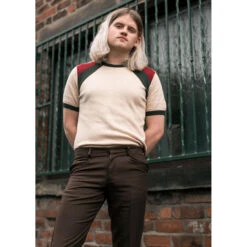 Sunburst Retro 70s Knitted Tee 9 Sunburst Retro 70s Knitted Tee -Cheap Outfits For Man Store madcap england starburst top 28104.1661263037