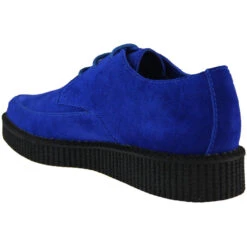 Stray Cat Retro Blue Suede Creepers -Cheap Outfits For Man Store madcap england stray cat creepers blue 3 32229.1661266635