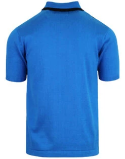 Folklore Mod Stripe Knit Polo BLUE -Cheap Outfits For Man Store madcap england stripe ss polo knit blue 2 66345.1661268031 2