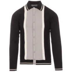 Marriott Suede Men's Mod Polo Cardigan - Zinfandel -Cheap Outfits For Man Store madcap england suede marriott polo black 3 13185.1661264099