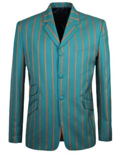 Offbeat 60s Mod Boating Blazer TEAL -Cheap Outfits For Man Store madcap england teal boating blazer 9 35337.1661268845