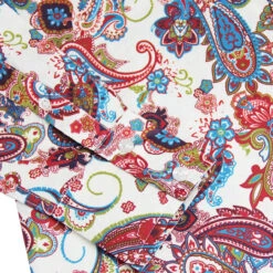 Trip Paisley Retro Mod 60s Shirt -Cheap Outfits For Man Store madcap england trip paisley shirt red ecru 1 38866.1661266017