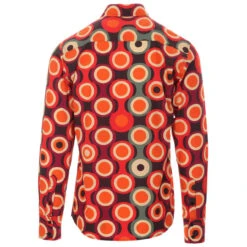 Trip Psych-Out Circle Mod Shirt B/P -Cheap Outfits For Man Store madcap england trip psych out shirt burgundy 1 17271.1661261516 2