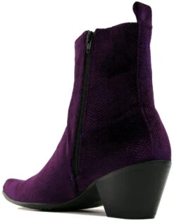 Velvet Casbah Cuban Chelsea Boots P -Cheap Outfits For Man Store madcap england velvet casbah boots purple 3 30178.1661269755