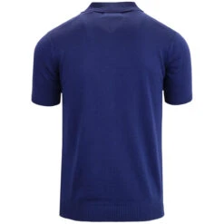 Victor 60s Mod Stripe Zip Polo BLUE -Cheap Outfits For Man Store madcap england victor 60s mod zip polo blue 2 59982.1661266882