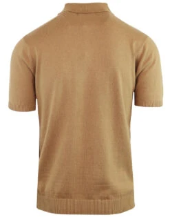Victor 60s Mod Stripe Zip Polo TAN 13 Victor 60s Mod Stripe Zip Polo TAN -Cheap Outfits For Man Store madcap england victor stripe polo cardigan 2 66194.1661267922 1