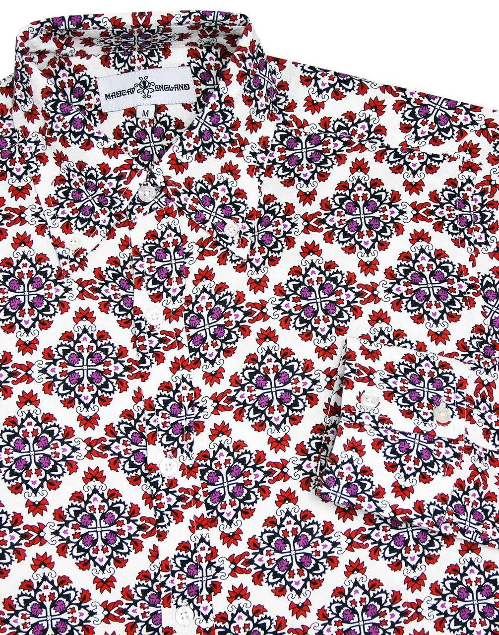 Wallflower Mod Rayon Floral Shirt 4 Wallflower Mod Rayon Floral Shirt - Image 2