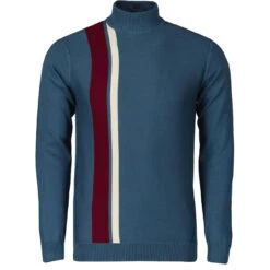 Westwood Racing Stripe Turtleneck O 20 Westwood Racing Stripe Turtleneck O -Cheap Outfits For Man Store madcap england westwood racing jumper rollneck blue1 95348.1661260875 1