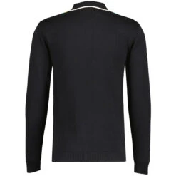 Zodiac Mod Textured Raised Stripe Knitted Polo Shirt Black 26 Zodiac Mod Textured Raised Stripe Knitted Polo Shirt Black -Cheap Outfits For Man Store madcap england zodiac waffle square stripe polo black 1 10254.1695997597