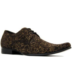 Jag Mod Paisley Winklepickers (DB) -Cheap Outfits For Man Store madcap jag paisley winklepickers brown5 16641.1661272403