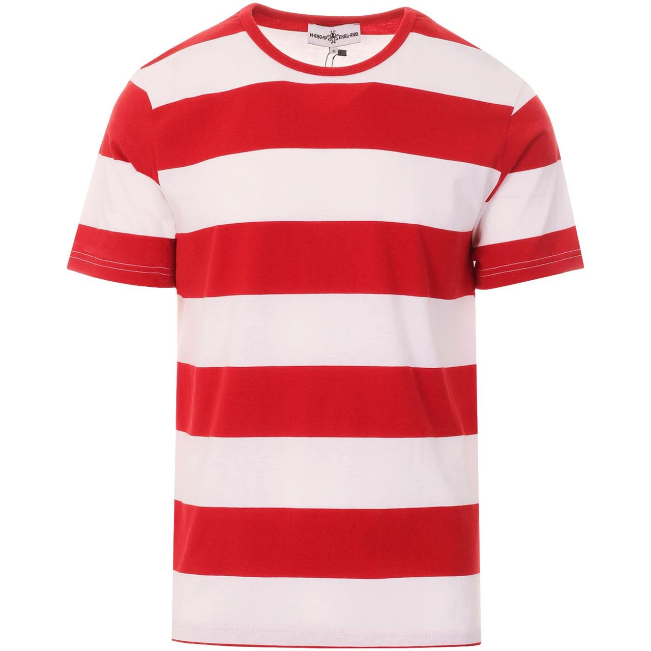 Milne Retro Mod Block Stripe Tee 4 Milne Retro Mod Block Stripe Tee - Image 2