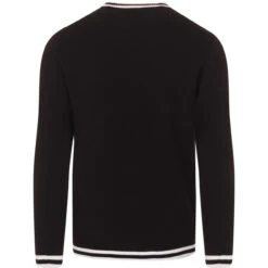 LS Moon Mod Tipped Knit Jumper (F) -Cheap Outfits For Man Store madcap moon longsleeve top black back 52238.1661260863 6