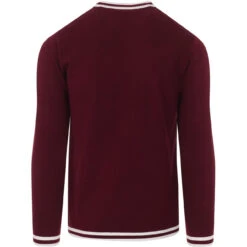 LS Moon Mod Tipped Knit Jumper (Z) -Cheap Outfits For Man Store madcap moon longsleeve top zinfandel back 66908.1661260848 3