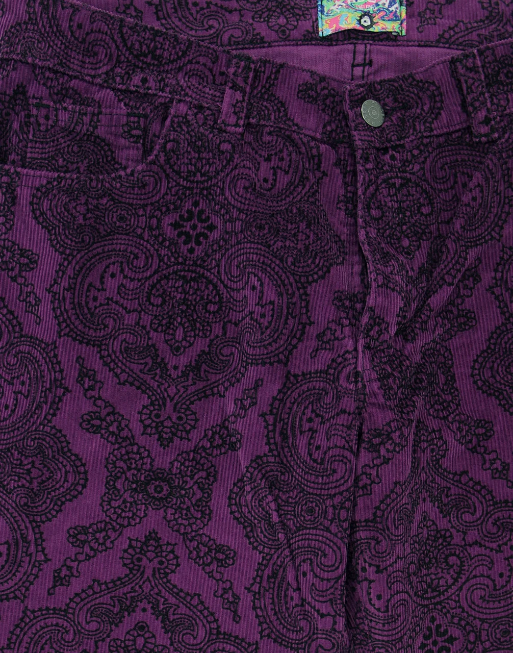 Paisley Rave Retro 70s Cord Flares 8 Paisley Rave Retro 70s Cord Flares - Image 6