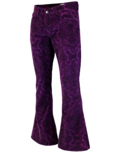Paisley Rave Twill 70s Bellbottoms -Cheap Outfits For Man Store madcap paisley rave flares purple 3 60355.1661270131 3