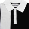 Capone Mod Ska Two Tone Knit Polo -Cheap Outfits For Man Store madcap panel polo black white close 62200.1661268974