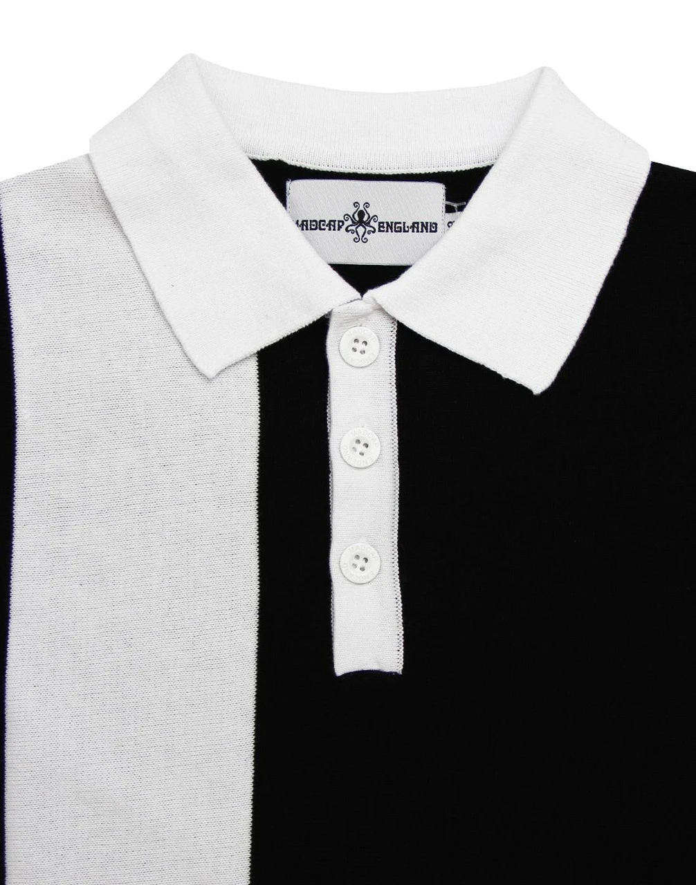 Capone Mod Ska Two Tone Knit Polo 3 Capone Mod Ska Two Tone Knit Polo