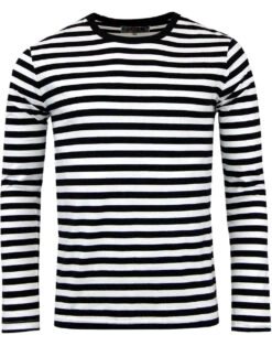 Retrorocket Mod L/S Stripe Tee G/B -Cheap Outfits For Man Store madcap retrorocket ls tee 3 96632.1661271301