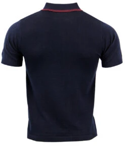 Aftermath 60s Mod Stripe Knit Polo (Navy) 11 Aftermath 60s Mod Stripe Knit Polo (Navy) -Cheap Outfits For Man Store madcap stripe aftermath polo navy1 20905.1661271625