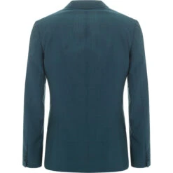 Mod Mohair Tonic Suit Jacket (Teal)