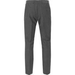 Mohair Tonic Suit Trousers (Silver) -Cheap Outfits For Man Store madcap suit trousers silver back2 45322.1661265116