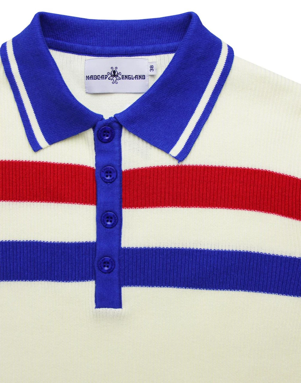 Terry Retro Mod Rib Stripe Polo WW 17 Terry Retro Mod Rib Stripe Polo WW - Image 15