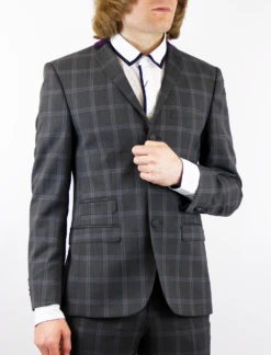 Cheap Outfits For Man Store -Cheap Outfits For Man Store madcap check 3 pce suit121 70459.1661273162