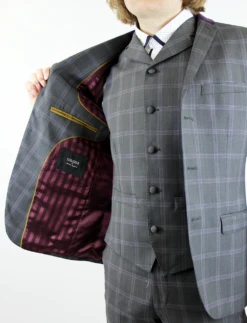Tailored By Mod Check Suit Jacket -Cheap Outfits For Man Store madcap check 3 pce suit91 93741.1661273168
