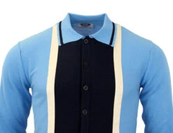 Marriott Suede Mod Polo Cardigan BM -Cheap Outfits For Man Store madcap england suede marriott blue3 20047.1661272861 4