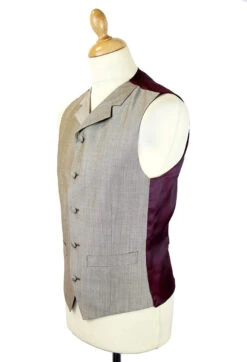 Tailored By Mod Mohair Waistcoat T -Cheap Outfits For Man Store madcap mod suit taupe waistcoat4 38675.1661273935