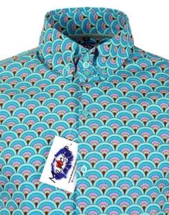 Peacock Mod Indie Peacock Fan Shirt -Cheap Outfits For Man Store madcap retro peacock shirt4 99807.1661272786