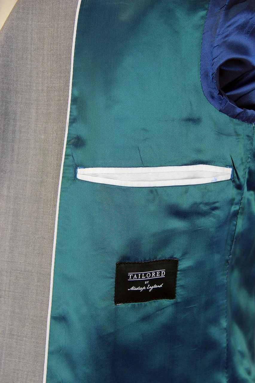 Fab 4 Button Mod Mohair Suit Jacket 5 Fab 4 Button Mod Mohair Suit Jacket - Image 3