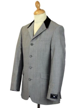 Fab 4 Button Mod Mohair Suit Jacket 15 Fab 4 Button Mod Mohair Suit Jacket -Cheap Outfits For Man Store madcap silver mohair suit jacket6 56904.1661272973
