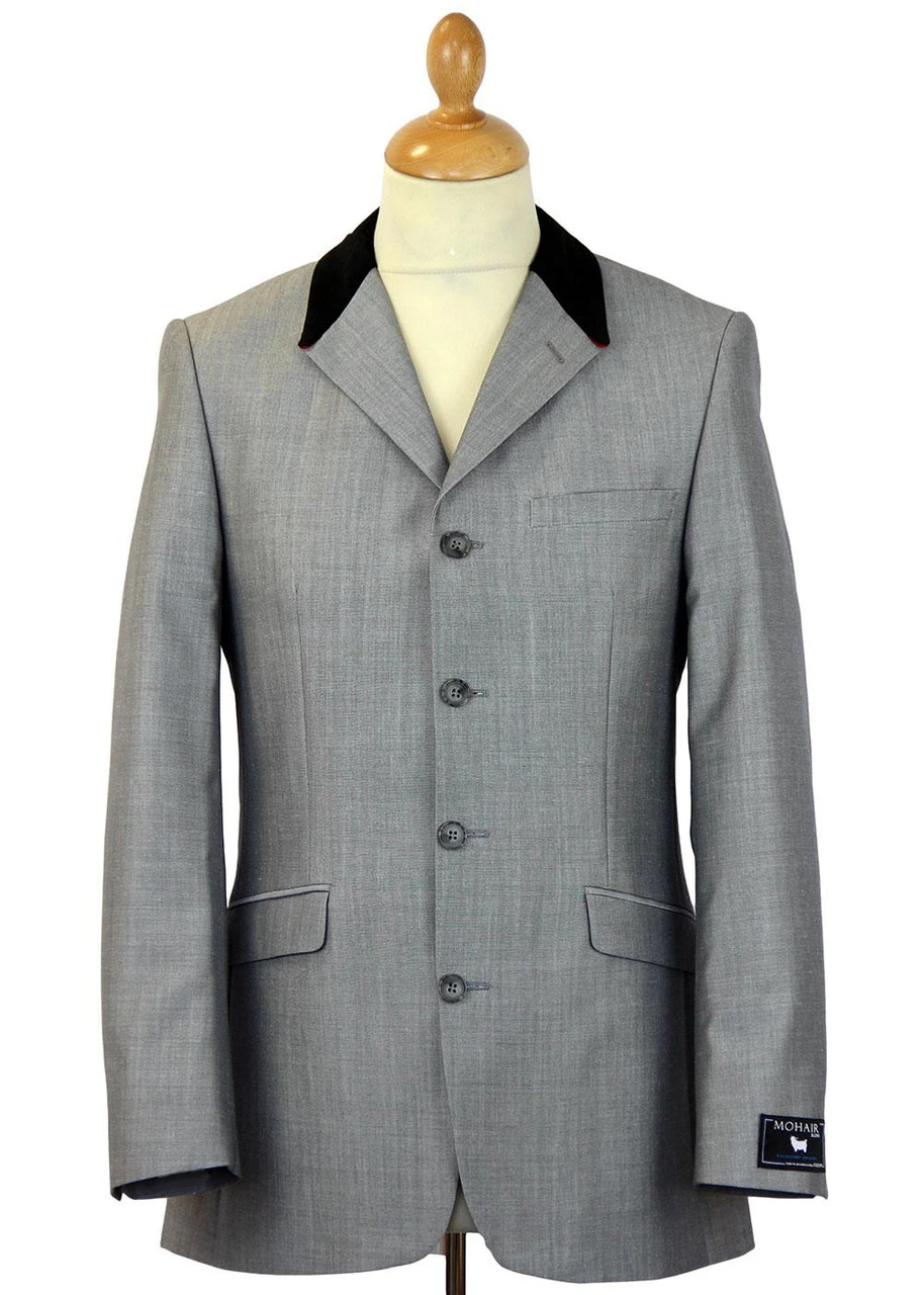 Fab 4 Button Mod Mohair Suit Jacket 7 Fab 4 Button Mod Mohair Suit Jacket - Image 5