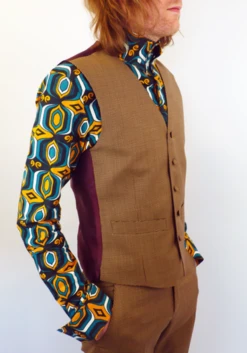 Tailored By Mod Dogtooth Waistcoat -Cheap Outfits For Man Store madcap tailored waistcoat8 15191.1661338853
