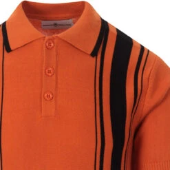 Aftermath Mod Stripe Knit Polo RUST 18 Aftermath Mod Stripe Knit Polo RUST -Cheap Outfits For Man Store madcapeng aftermath polo rust detail1 80833.1661264313 2