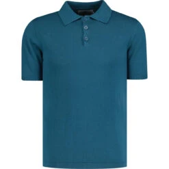 SS Brando 60s Mod Knitted Polo (MB) -Cheap Outfits For Man Store madcapeng brando polo tshirt mallard front 36668.1673453126