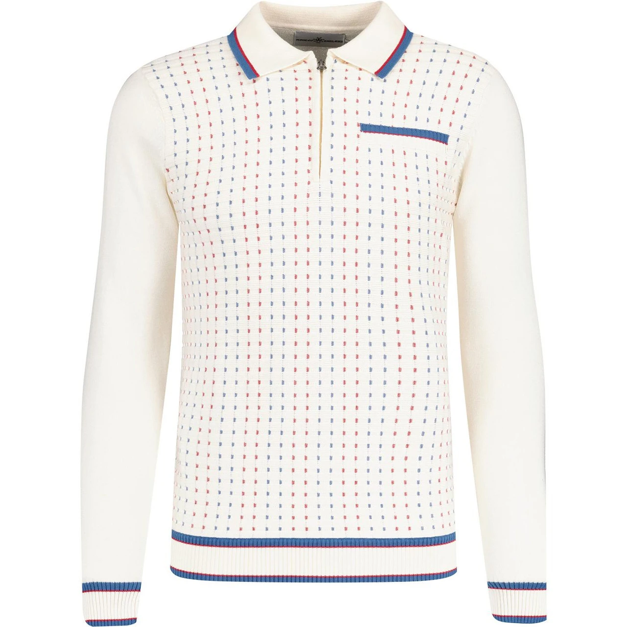 Coltrane Mod Jacquard Knit Polo Z 12 Coltrane Mod Jacquard Knit Polo Z - Image 10