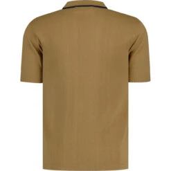 Aftermath Mod Stripe Knit Polo D/IP -Cheap Outfits For Man Store madcapeng mod striped polo leaf back 43834.1678463408