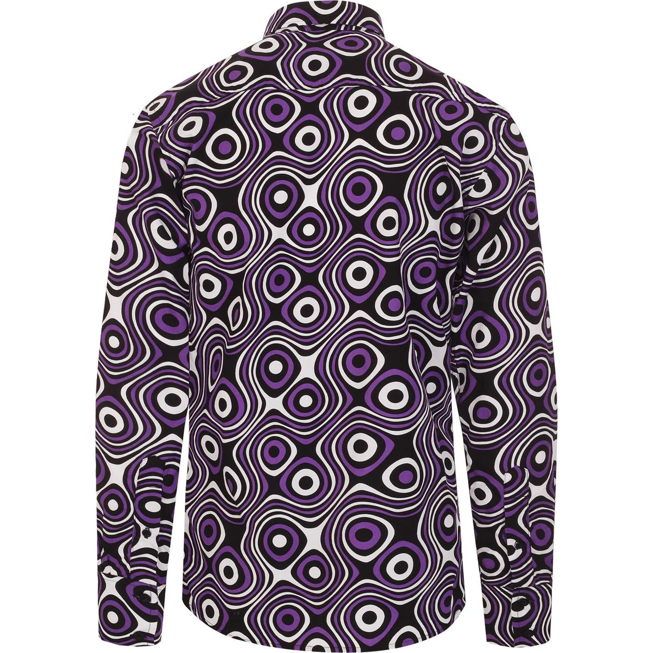 Trip Op Art Mod Big Collar Shirt BR 9 Trip Op Art Mod Big Collar Shirt BR - Image 8