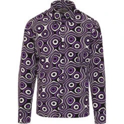 Trip Op Art Mod Big Collar Shirt BR 18 Trip Op Art Mod Big Collar Shirt BR -Cheap Outfits For Man Store madcapeng opart shirt lilac front 29904.1661262956 2
