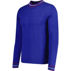 Moore MADCAP Turtleneck Pointelle Knit Jumper (PB) -Cheap Outfits For Man Store madcapeng poitelle jumper police side 01641.1676647968 2