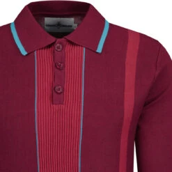 Nova Rib Knit Tonal Stripe Polo TP -Cheap Outfits For Man Store madcapeng ribbed polo top port detail 40500.1673453188 2