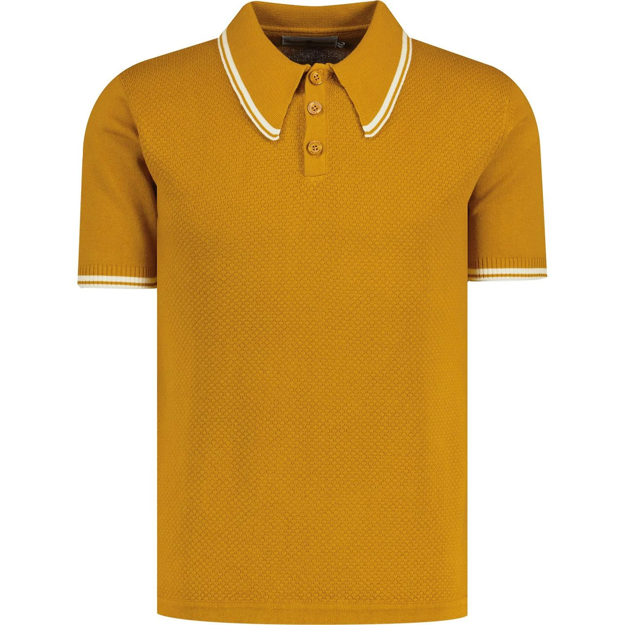 Empire Retro Popcorn Knit Polo B 8 Empire Retro Popcorn Knit Polo B - Image 6