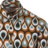 Trip Teardrops Mod Op Art Shirt NF -Cheap Outfits For Man Store madcapeng teardrop shirt teal detail 75578.1661264499 1