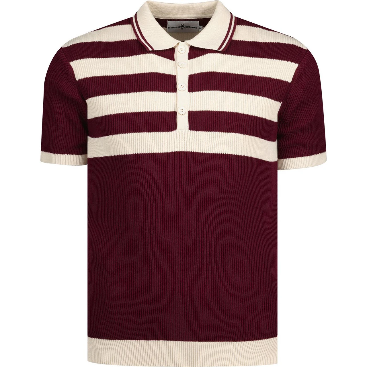 Terry Retro Mod Rib Stripe Polo WW 14 Terry Retro Mod Rib Stripe Polo WW - Image 12