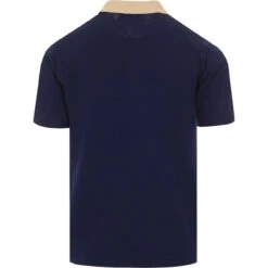 Farlowe Mod Stripe Knit Polo Top -Cheap Outfits For Man Store madcapeng vertical stipes polo blue back 34131.1661263006 2