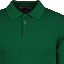 Brando 1960s Mod Knit Polo Top (GB) -Cheap Outfits For Man Store madcapengland brando ls polo green detail 46130.1671462730 8