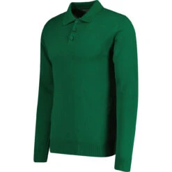 Brando 1960s Mod Knit Polo Top (GB) -Cheap Outfits For Man Store madcapengland brando ls polo green side 32565.1671462728 8