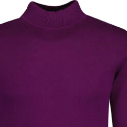 Eastwood Mod Turtleneck Jumper (DP) -Cheap Outfits For Man Store madcapengland eastwood turtleneck purple detail 82190.1689696975